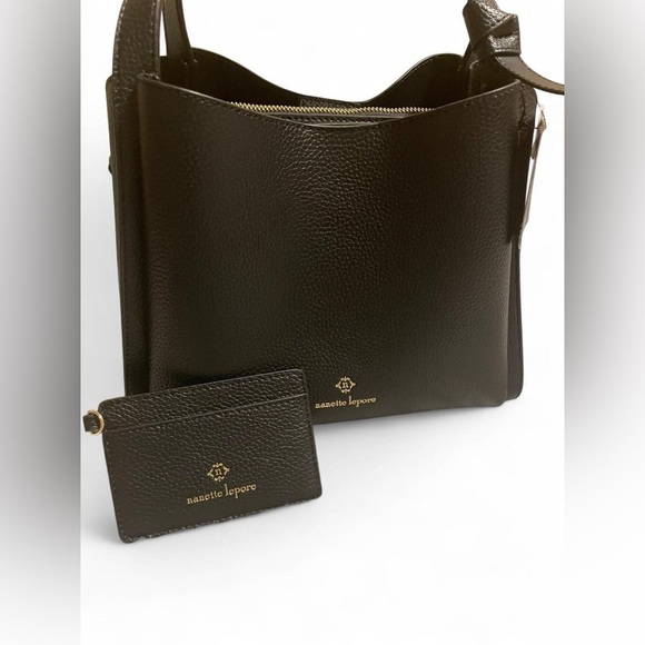 Nanette Lepore Handbags - Nanette Lepore Black Sophisticated Shoulder Bag